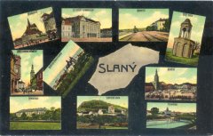 dobová pohlednice města s kaplí (vpravo nahoře)