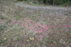 vyznačené nové místo pro kapličku