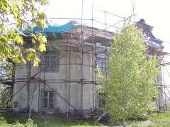 pohled zezadu zleva - oprava po požáru