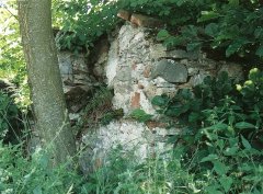 zbytky kaple před zbořením