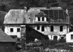 historické foto synagogy před demolicí