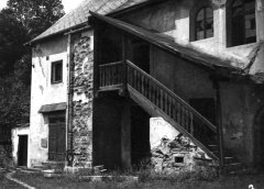 historické foto synagogy před demolicí