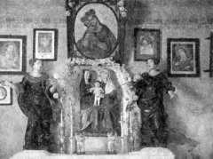 historické foto interiéru kaple
