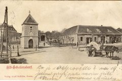 kaple na dobové pohlednici