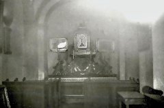historické foto interiéru kaple