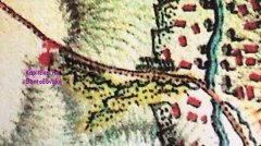 kaplička na mapě z prvního vojenského mapování Moravy