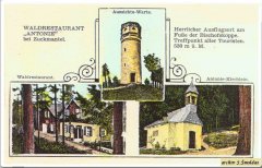 kaple na dobové pohlednici