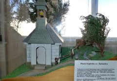model kaple v muzeu Zlaté Hory