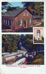 kaple na dobové pohlednici