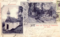 dobová pohlednice s kaplí