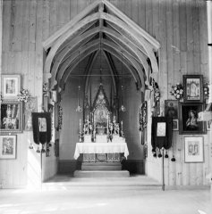 historické foto interiéru kaple