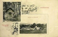 dobová pohlednice s motivem kaple