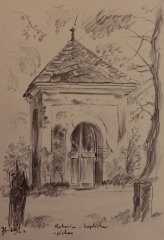 kresba kaple od J.V.Scheybala