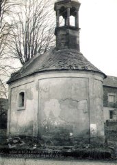 historické foto kaple - pohled zezadu zprava