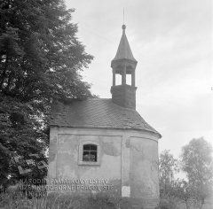 historické foto kaple - pohled zprava