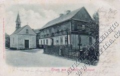dobová pohlednice s kaplí