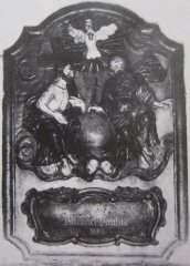 historické foto reliéfu v kapli