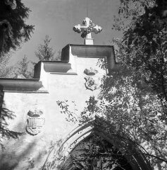 historické foto kaple (cimbuří)