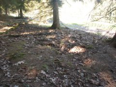 místo zbořené kaple