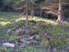 zbytky zdiva kaple