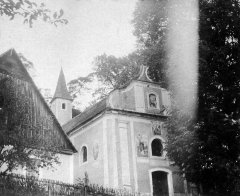 historické foto kostela