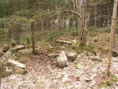 pohled na trosky kaple