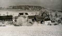 historické foto kaple (vpravo)