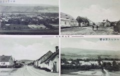 historická pohlednice s kaplí (vpravo nahoře)