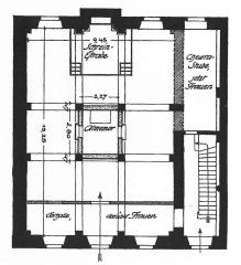 půdorys synagogy