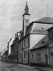 historické foto synagogy