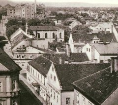 pohled na synagogu od jihu