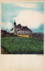 poutní místo na dobové pohlednici