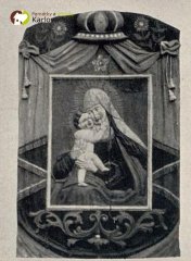 reliéf Panny Marie Pomocné z interiéru kaple