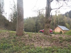 místo, kde kaple stála