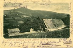 kaplička na dobové pohlednici