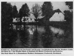 historické foto kaple (vlevo nahoře)