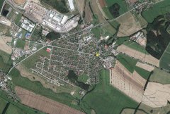 umístění kaple na mapě obce