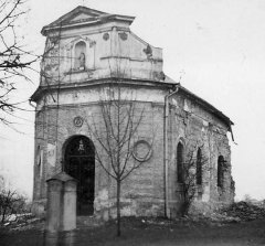 kaple po bombardování