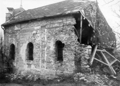 kaple po bombardování