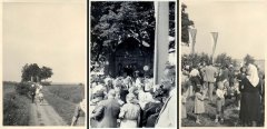 historická fota z poutních slavností u kaple