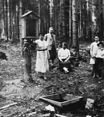 svatý obrázek nad horním pramenem