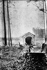 historické foto kaple nad pramenem