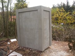obnova kapličky - pohled zezadu zleva