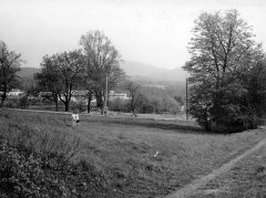 historické foto kaple (vpravo)