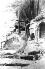 kresba kapličky