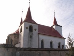 pohled zezadu zleva - oprava fasády