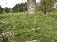 zbytky zdiva kaple