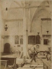 historické foto interiéru kaple