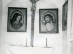 historické foto interiéru kaple