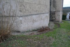 odvodnění okolo kostela